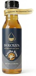 All Natural Low‑Calorie Vanilla Syrup for Coffee, Mixed Drinks, Baking, Oats, Low Sugar, keto friendly, No Stevia, No Artificial Sweeteners, No Aftertaste. Only Allulose, Cane Sugar, and Monkfruit. – 12 oz (12 fl oz, Vanilla)