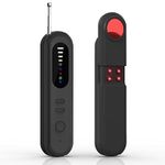 Qivela Hidden Camera Detector Device- Pocket Sized Anti Spy Camera Detector, Listening Device GPS Tracker Detector, 5 Levels Sensitivity Adjustable 4 Professional Modes