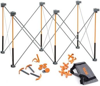 Bora Portamate 30 inches X 24 inches X 48 inches Steel Centipede Work Support Sawhorse With Bonus Accessories
