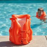 Toy Imagine Beginner Swim Vest Jacket for Kids – Deluxe Orange Life Jacket 3–6 Years | Swimming Jacket for Kids | Swimming Pool Float Safety Vest for Toddlers & Children