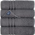 Hawmam Linen Cool Grey Bath Towels 