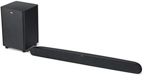 TCL TS6110 Sound Bar for TV with Wireless Subwoofers, Bluetooth Soundbar (240 Watt, Dolby Audio, HDMI ARC, Wall Mountable, Remote Control, Three Sound Modes) , Black