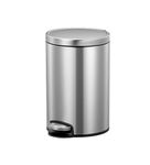 Obsessions EKO 30L Stainless Steel Step Bin with Pedal – Fingerprint-Resistant, Large Capacity Trash Can for Home, Kitchen and Office, Metallic