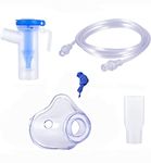 Nebuliser Accessories, Universal Nebulizer Replacement Parts Kit Pharmaceutical Grade PVP for Adults