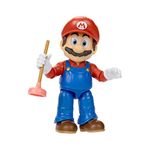 The Super Mario Movie 5”/ 12.5cm Mario Action Figure with Plunger Accessory