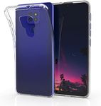 kwmobile Case Compatible with Motorola Moto G9 Play/Moto E7 Plus - Clear Case Soft Slim Flexible Protective TPU Phone Cover - Transparent