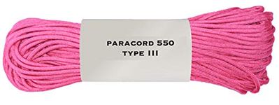 Spillbox 100ft 550 Cord Paracord Parachute Survival Cord (Pink)