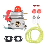 ALL-CARB Carburetor Kit Replacement for Craftsman Poulan PP25CFA PP25E PP25SFA PP26E PP325 SM705 SM706 25cc Weed Eater Pole Saw 530071811 C1U-W19