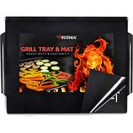 Kona Best Grill Tray Best Grill Mat- The Ultimate Non-Stick Grilling Tray Combo!