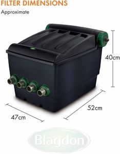 Blagdon Midipond Box Filter System with UV Clarifier – Large Pond, 20,000L