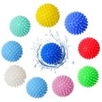 Tumble Dryer Balls For Laundry UK, 10 Pack Drying Balls for Tumble Dryer, Reusable Laundry Balls for Tumble Dryer,Washing Balls for Washing Machine, Anti Static Tennis Balls