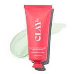 ClayCo Matcha Enzyme Face Scrub with AHA + BHA for Gentle Exfoliation, Deep Pore Cleansing, Blackhead Removal, Skin Brightening & Texture Refining for Oily, Acne-Prone & Combination Skin | 70 g