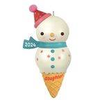 Hallmark Keepsake Christmas Ornament 2024, Daughter Snowman Ice Cream Cone 2024