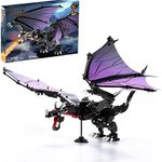 WALARLO Dragon Building Toys for Kid 8+,Collectible and Display Building Sets for Adults,Ideal STEM Gifts for Boys and Girls Aged 8 9 10 12 14-16 (589 Pieces),New in 2023