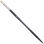 Winsor & Newton Artists' Oil Hog Paint Brush, Long Handle Size 6, Bright