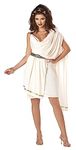 Women's Deluxe Classic Toga Costume Large Ivory