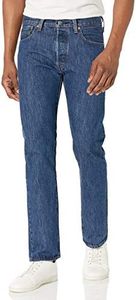 Levi's Men's 501 Original Fit Jeans (Also Available in Big & Tall), (New) Dark Stonewash, 35W x 30L