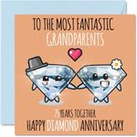 Cute Diamond Anniversary Card for G