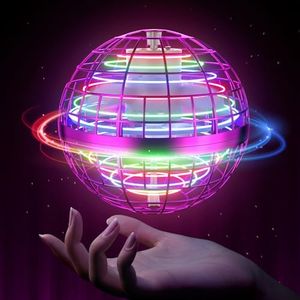 UranHub Flying Orb Ball Toy 2024, Hover Orb Spinner, Hand Drone Orbit, Flying Spinner with Endless Tricks, Cool Toys for 6 7 8 9 10+ Year Old Boys Girls Teens Indoor Outdoor Toys(Purple)