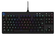 Logitech G PRO TKL Mechanical Gaming Keyboard, GX Blue Clicky Key Switches, LIGHTSYNC RGB, Portable Tenkeyless Design for esport Gaming, Detachable Micro USB Cable, QWERTY UK Layout - Black