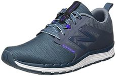 New Balance Women's 577 V5 Cross Trainer, Grey/Purple, 7 Wide