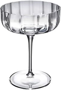 Luigi Bormioli C479 Jazz Cocktail Coupe Glass 4 Pieces, 300 ml Capacity, Clear, (Pack of 1)