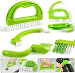 MAXPERKX Tile Grout Cleaning Brush Joint Mould Remover Narrow Stiff Stain Cleaner 3 in 1 Scrubber Multifunction Brushes Green Tool For Kitchen & Bathroom & Tile Cleaning