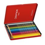 Caran D'Ache Pablo artists quality colouring pencils tin set of 18 assorted water resistant colours