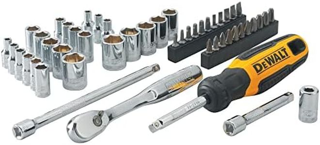 DeWALT DWMT81610 50 Piece Mechanics Tool Set Kit