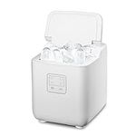 Pellet Ice Maker, Automatic Self-Cleaning Portable Electric Countertop Ice Maker Machine- 15kg in 24 Hours, 9 Ice Cubes Ready in 6 Minutes,Ideal for Home, Kitchen, Camping, RV