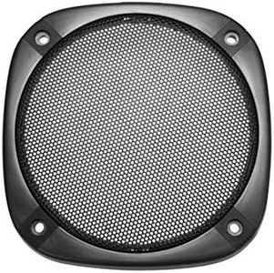 uxcell Speaker Grill Cover 5 Inch 138mm Mesh Decorative Square Subwoofer Guard Protector Black