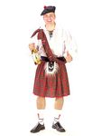 FunWorld Men's Big Shot Scott, Red, One Size Costume