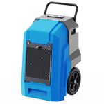 MOUNTO 180Pints LGR Industrial Dehumidifier with Pump and Drain Hose, Portable Dehumidifier with wheels for Home, Basements, Garages, and Job Sites.