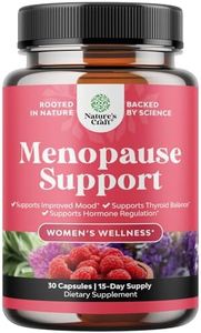 Natures Craft Menopause Supplements for Women - Perfect for Estrogen Balance, Night Sweats & Hot Flashes Menopause Relief - Black Cohosh for Menopause with Chasteberry & Dong Quai