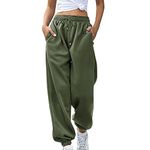 AMhomely Womens Joggers Sweatpants Casual Oversized Jogging Pants Athletic Active Sweatpants Running Gym Workout Tracksuit Bottoms Drawstring Casual Lounge Trousers