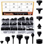 Tanstic 160Pcs Black Automotive Rubber Bumper Stopper Rubber Stop Bumper Compatible with Ford GM Vehicle