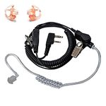 HYSHIKRA UV5R Headset with Mic 2 pin Security Police Acoustic Tube Earpiece for Baofeng BF-888S UV82 for Retevis RT22 RT27 RT15 RT19 Kenwood Two Way Radio