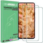 AOKUMA Tempered Glass for Google Pixel 8 Screen Protector, [2 Pack] Premium Quality Guard Film, Case Friendly, Shockproof, Scratchproof oilproof, Shatterproof