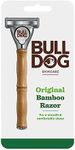 BULLDOG SKINCARE - Original Bamboo Razor Smooth Glide Razor Handle + 2 Blade Refills