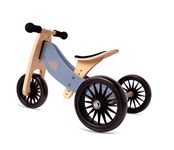 Kinderfeets New, Kids Tiny Tot Plus Balance Bike, Adjustable Seat, Puncture Proof Tires, Pedal-Free Training Bicycle for Children and Toddlers Ages 18 Months and up (Slate Blue)