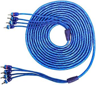 Skar Audio 17-Foot 4-Channel Twisted Pair RCA Interconnect Cable - SKAR4CH-RCA17