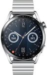 HUAWEI WATCH GT 3 Elite, any theme personization, heart rate and temperature measurement, GPS, personal AI trainer, more than 100 sports modes, up to 14 days on battery, silver