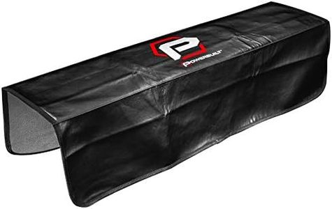 Powerbuilt 24"x 34" Black Plush Vinyl Fender Cover Protector Pad Mat, Mechanic and Car Repair Under Hood Protection - 640083