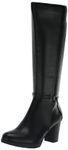 Anne Klein Women's Rya-w Fashion Boot, Black, 5.5 Wide