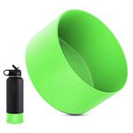 Protective Silicone Boot for Hydro Flask 12-24 oz Standard and Wide Mouth Water Bottles, BPA Free Anti-Slip Bottom Sleeve Cover for Stainless Steel Water Bottle, Green