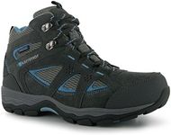 Karrimor Womens Mountain Mid Top Ladies Walking Boots Breathable Waterproof Grey/Blue 3