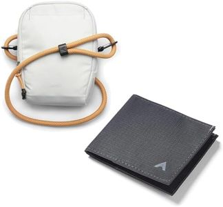 Allett Sport Wallet (Jet Black) & Daily Rope Bag (Lunar) for Men & Women