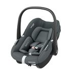 Maxi-COSI Pebble S i-Size Lightweight Newborn Car Seat, Rear Facing, Travel & Airplane Friendly, Side Impact Protection, Seatbelt Fit, Newborn Inlay Included, Up to 13Kgs, Birth-15 Months, Graphite
