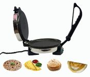 Elixxeton US 2 in 1 Multi Maker Multipurpose Roti Maker, for Roti/Parathas/Omelette/Theplas/Khakhra/Dosa, Stainless Steel Roti Maker Electric Automatic/Chapati Maker Non Stick ||dr-08