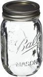 Ball Pint Mason Jar, Regular Mouth, 16 oz (3 Count)